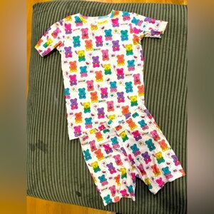 Children’s place gummie bear printed pj top and shorts